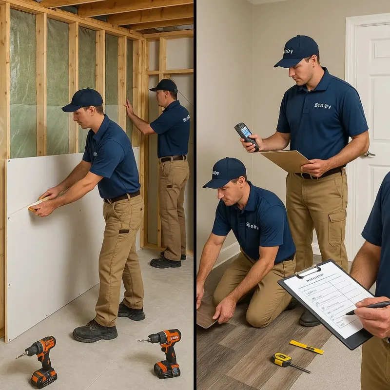 Repairs and Reconstruction process in York County, PA